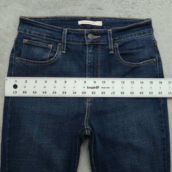 Levi's 721 Jeans Women's Size 28 Blue High-Rise Skinny Denim 28" Inseam Stretch - Picture 7 of 16